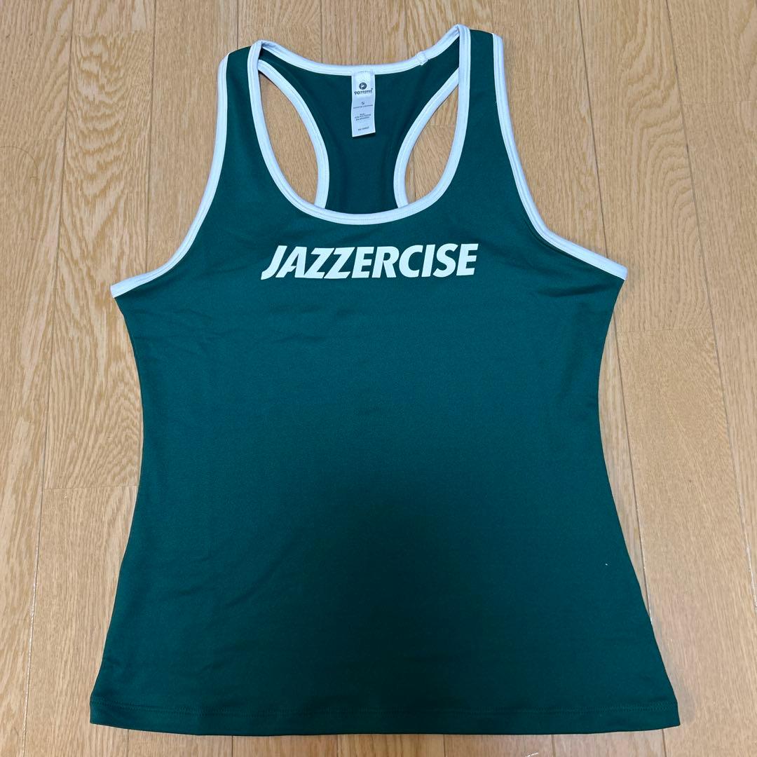 Jazzercise タンクトップ グリーン　Ｓサイズ
