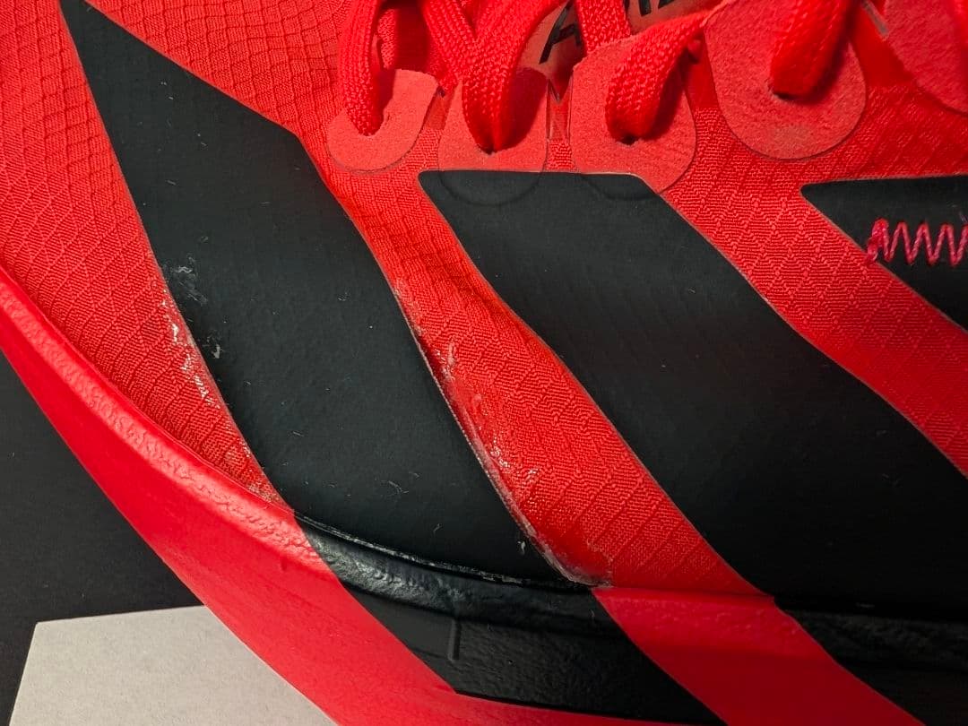 ★中古箱無★　ADIZERO ADIOS PRO 4　レッド×ブラック