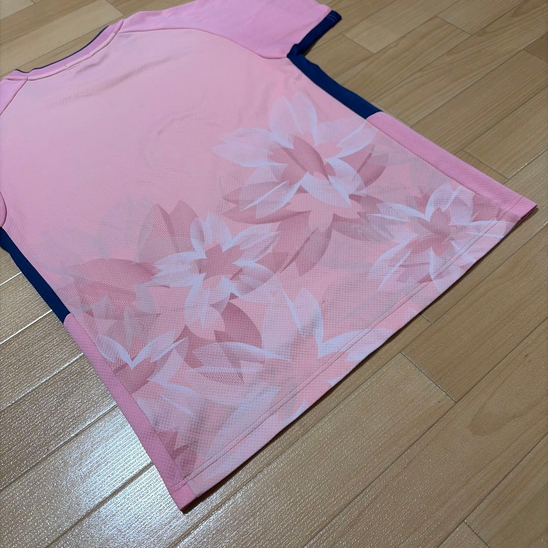 YONEX 日本代表 ゲームシャツ ユニフォーム 桜柄 バドミントン O