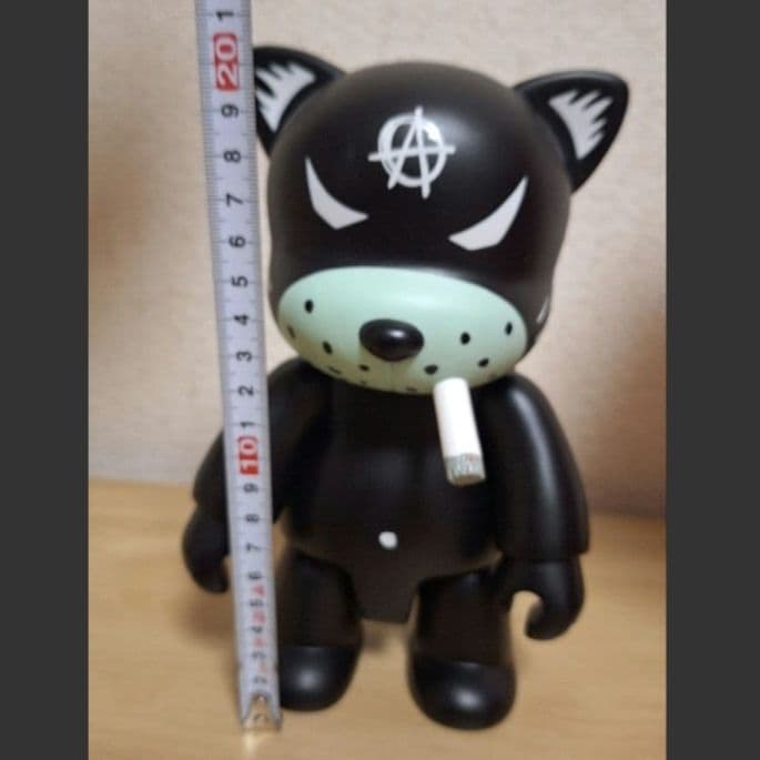 希少・箱付Frank Kozik 8インチ アナルキー Qee ブラックキャット