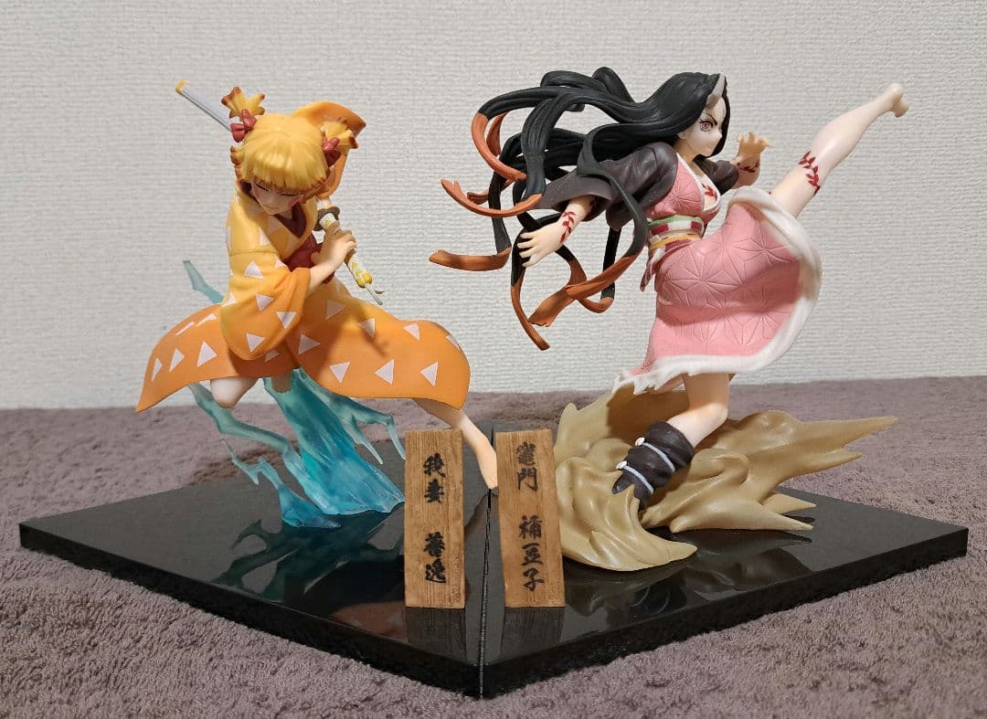 4体セット アニメ フィギュア 戦闘ポーズ