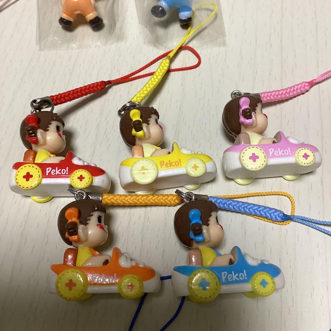 不二家　ペコちゃん その他　フィギュア　ストラップセット　23体　まとめ売り