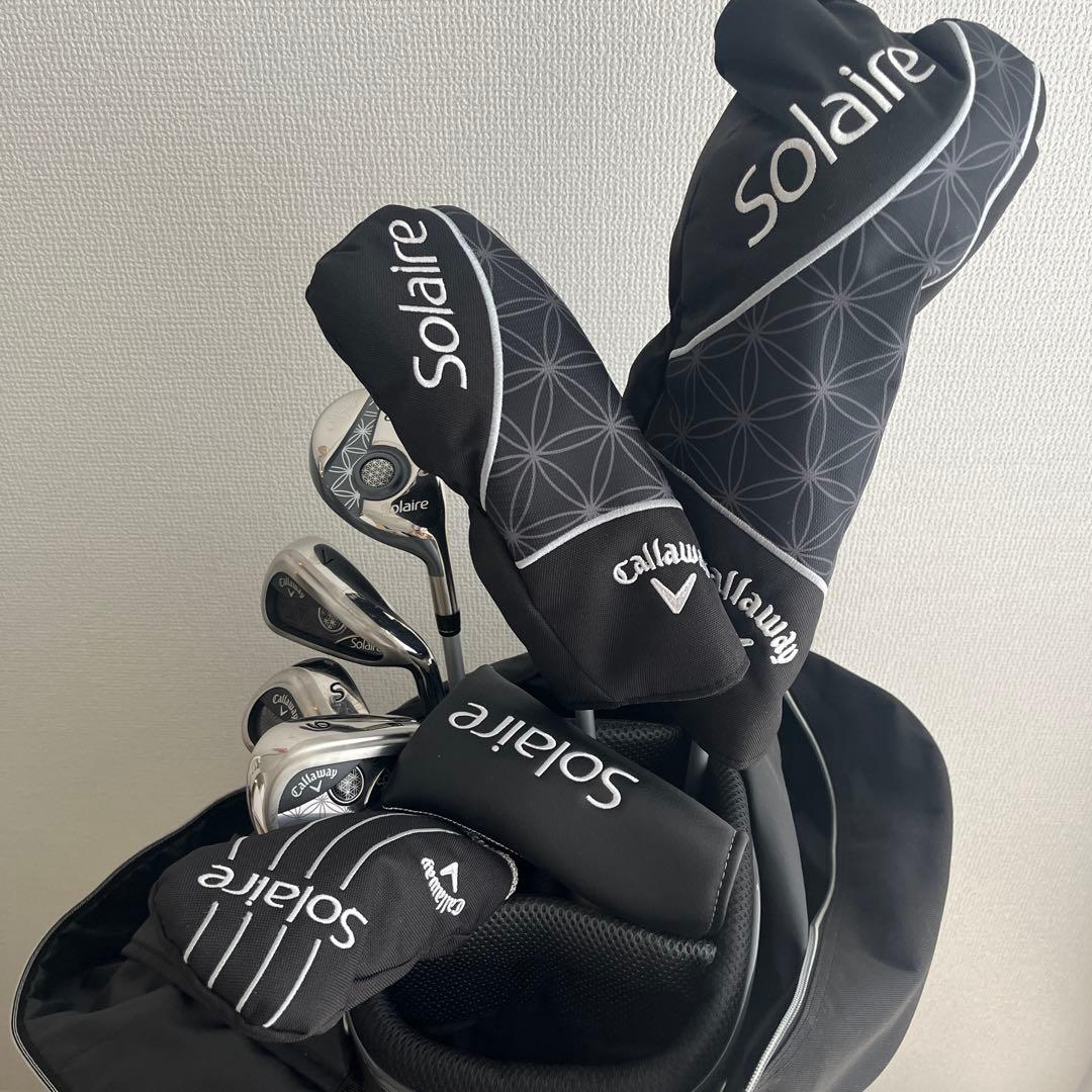 【美品】Callaway Solaire ブラックゴルフバッグ