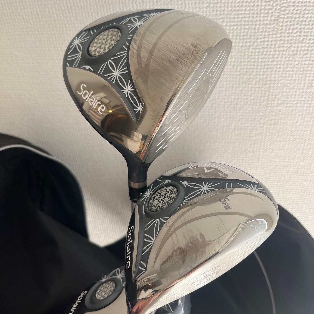 【美品】Callaway Solaire ブラックゴルフバッグ