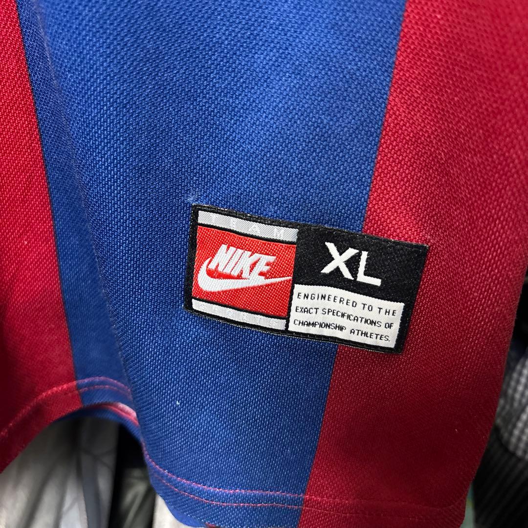 90s NIKE FC Barcelona ゲームシャツ XL