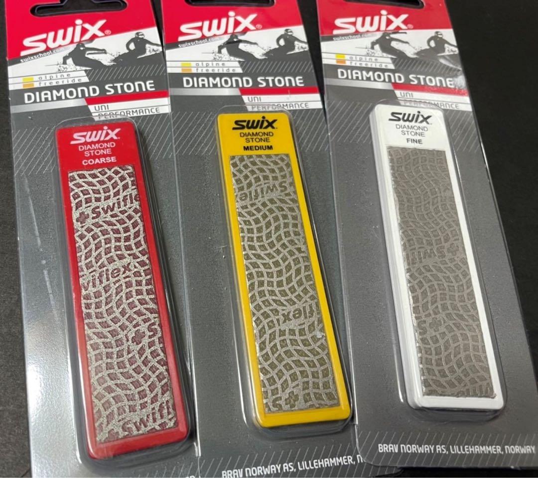 SWIX　ダイヤモンドストーン　100mm　3点セット　ダイアモンドファイル