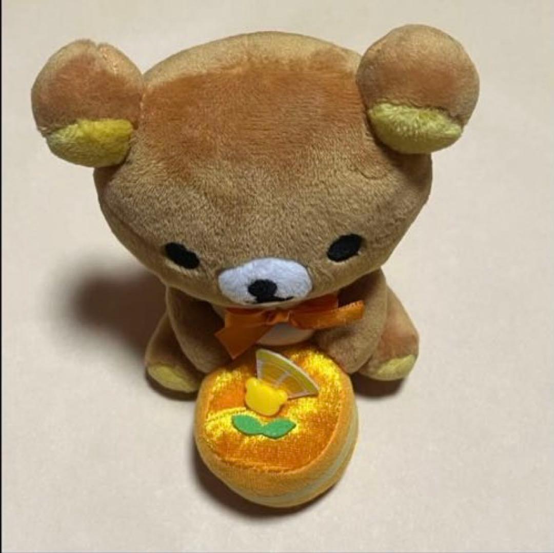 リラックマ ぬいぐるみストラップマスコット 海賊ハロウィンエビフライクマ柄名古屋