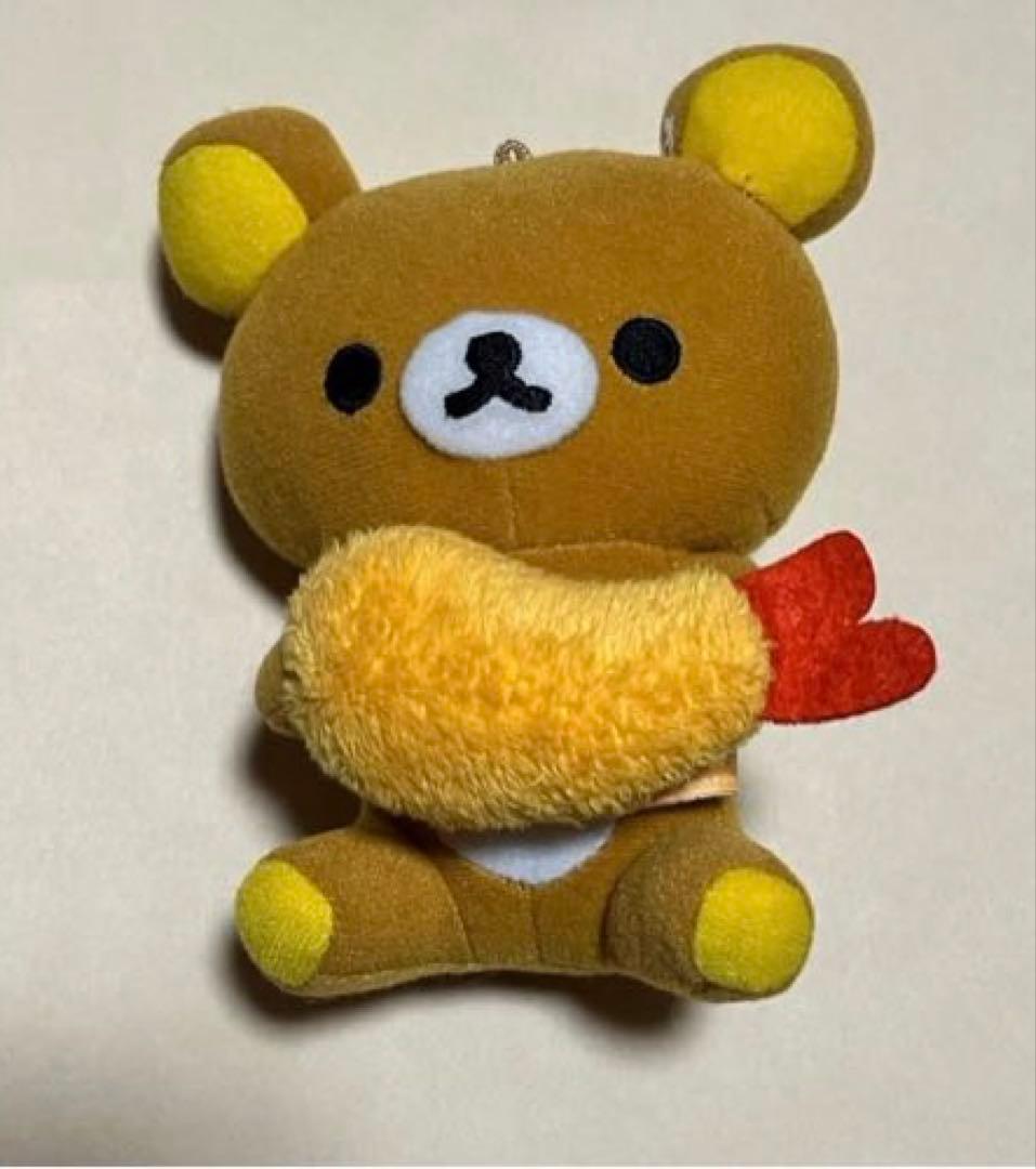 リラックマ ぬいぐるみストラップマスコット 海賊ハロウィンエビフライクマ柄名古屋