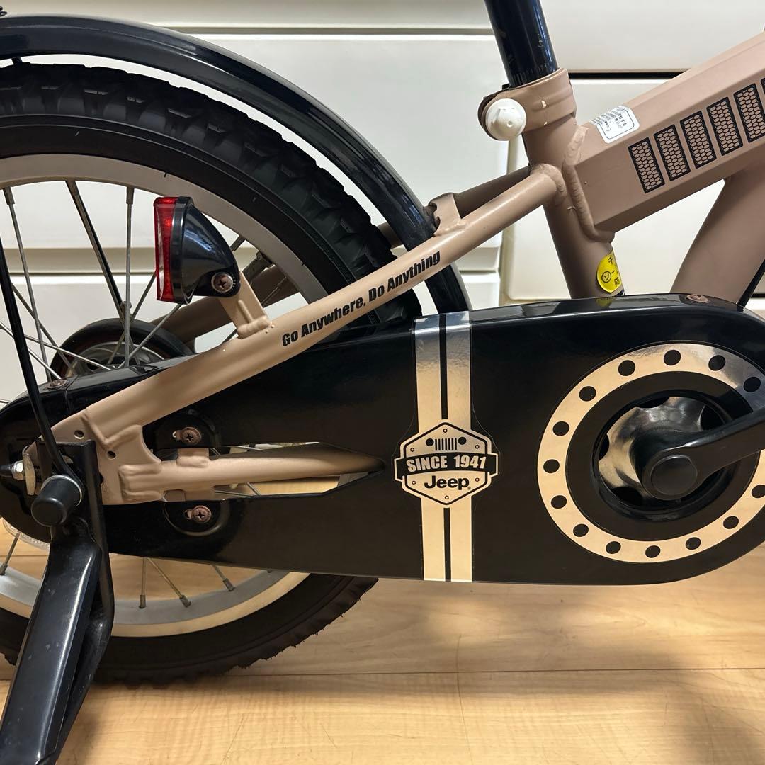 ⭐︎最終値下げ⭐︎Jeep 子供用自転車 ベージュ　16インチ