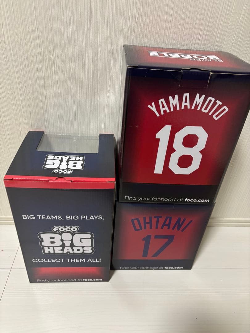 FOCO ビッグヘッドフィギュア 大谷翔平 山本由伸
