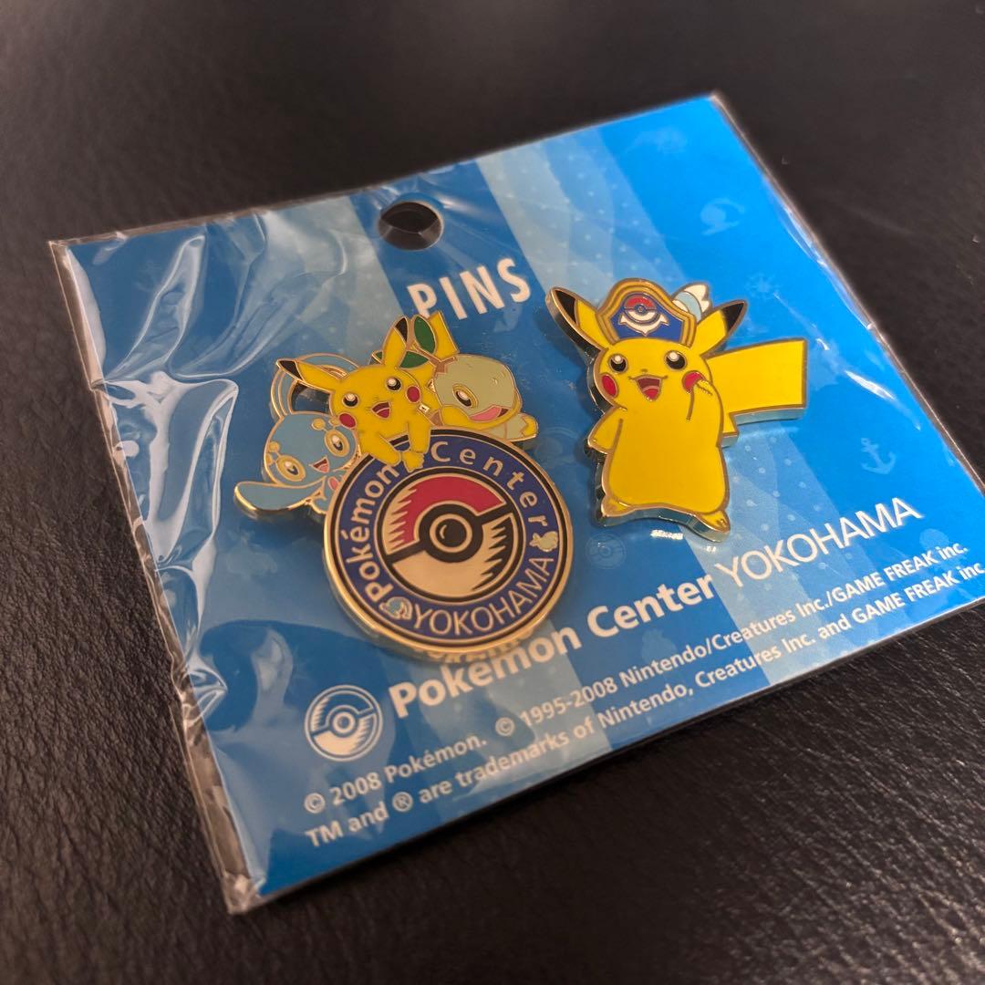 ポケモンセンター ヨコハマ 限定 ロゴピンズ　2008 ピンバッジ　横浜