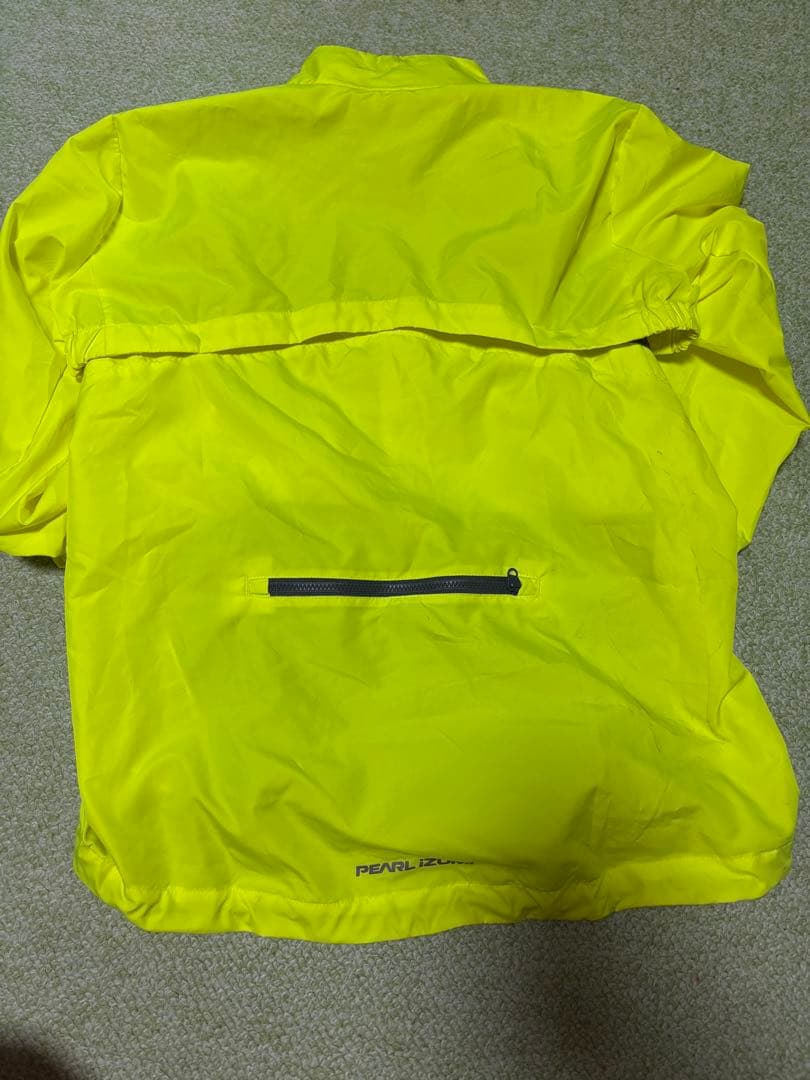 PEARL IZUMI イエロー ウィンドブレーカー S