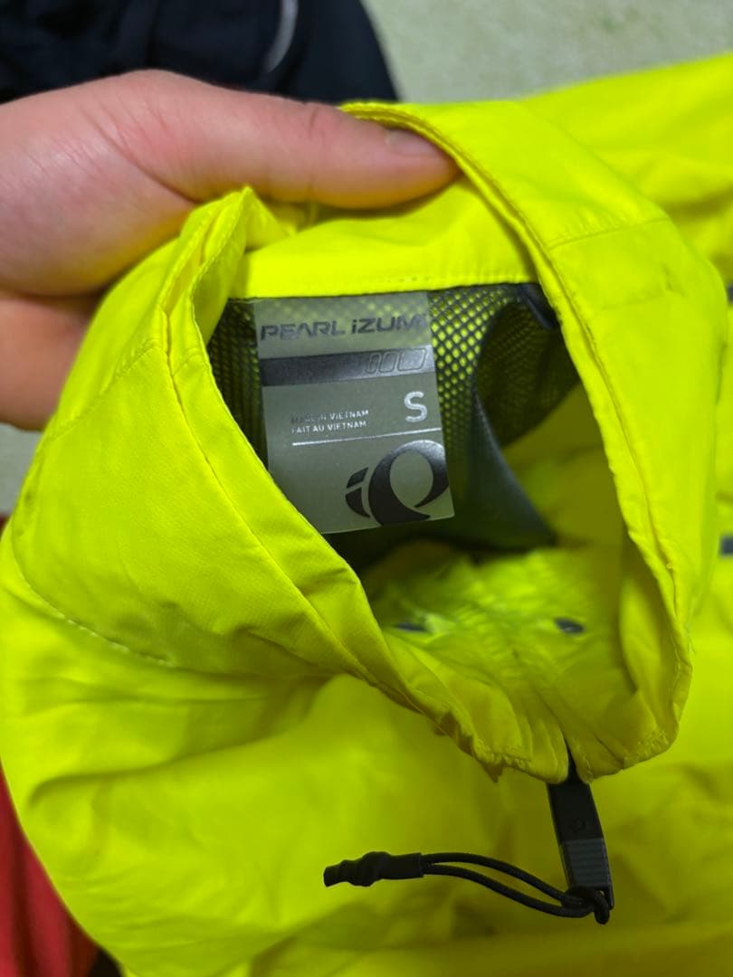 PEARL IZUMI イエロー ウィンドブレーカー S