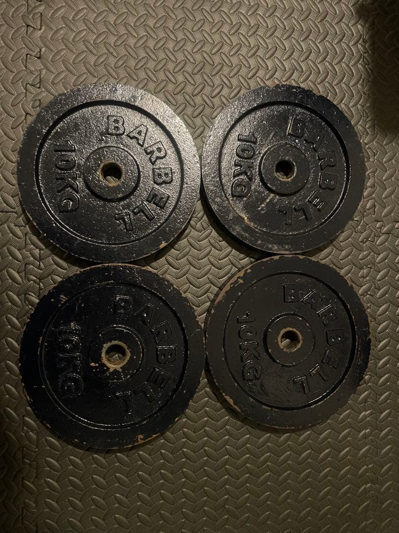 IROTEC アイロテックトレーニングベンチとウエイトセット　105kg