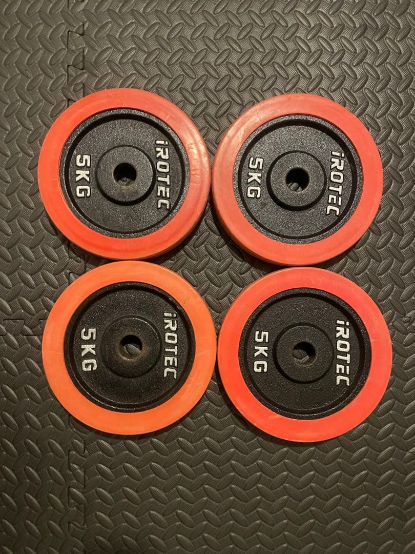 IROTEC アイロテックトレーニングベンチとウエイトセット　105kg