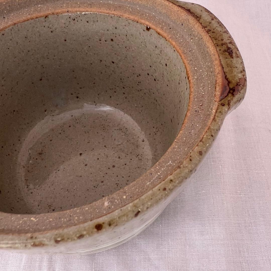 【未使用】❤️ミニ土鍋　茶碗蒸し　グラタン　器　陶器　蓋