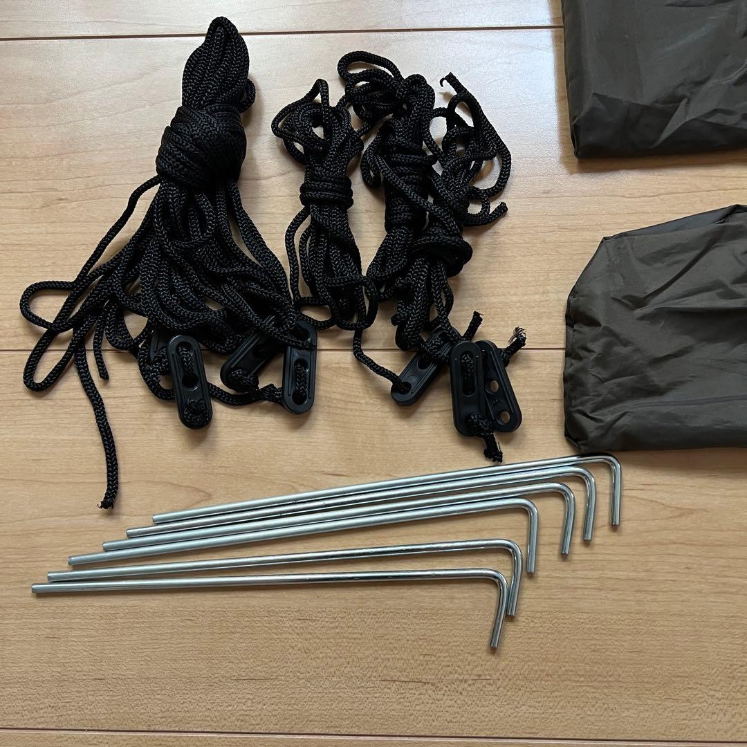 美品　DDハンモック　DDタープ 迷彩タープ4m×4m