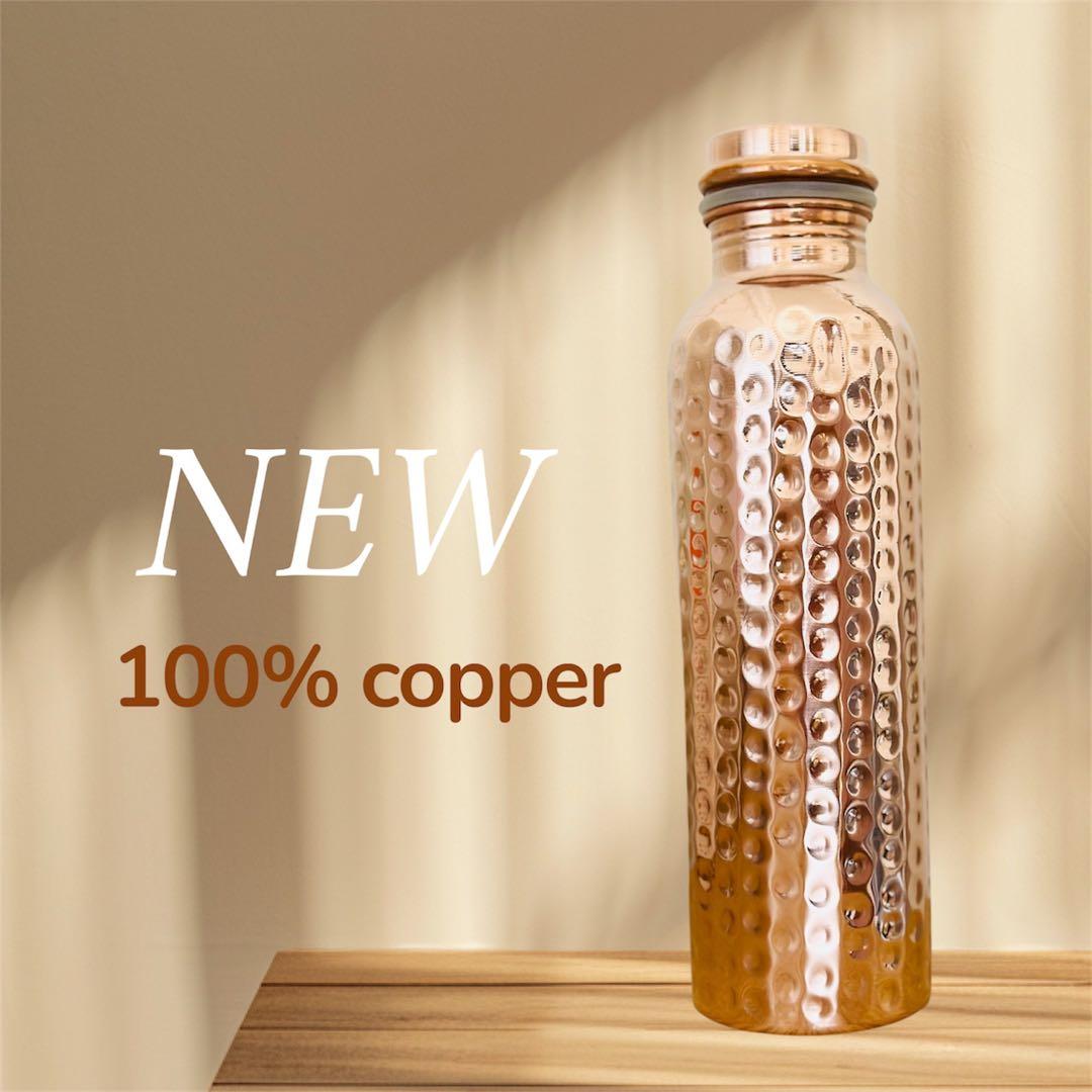 新しい 100%銅製 水筒 2本セットクリスマス限定オーファSALE OFFER