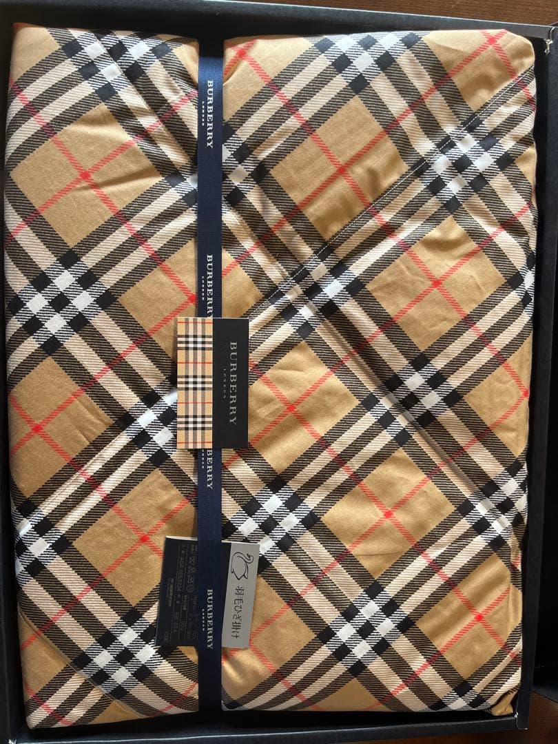 BURBERRY バーバリー　羽毛ひざ掛け　ダウン　ブランケット 新品未使用