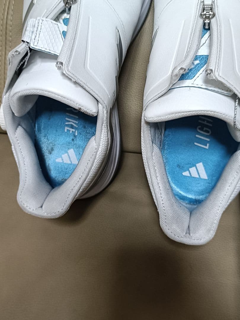 ゴルフシューズ adidas ホワイト 27.0 LIGHTSTRIKE BOA