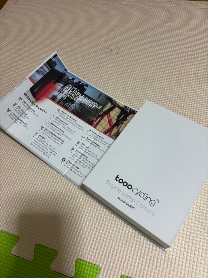 tooo cycling 自転車用 ドライブレコーダー