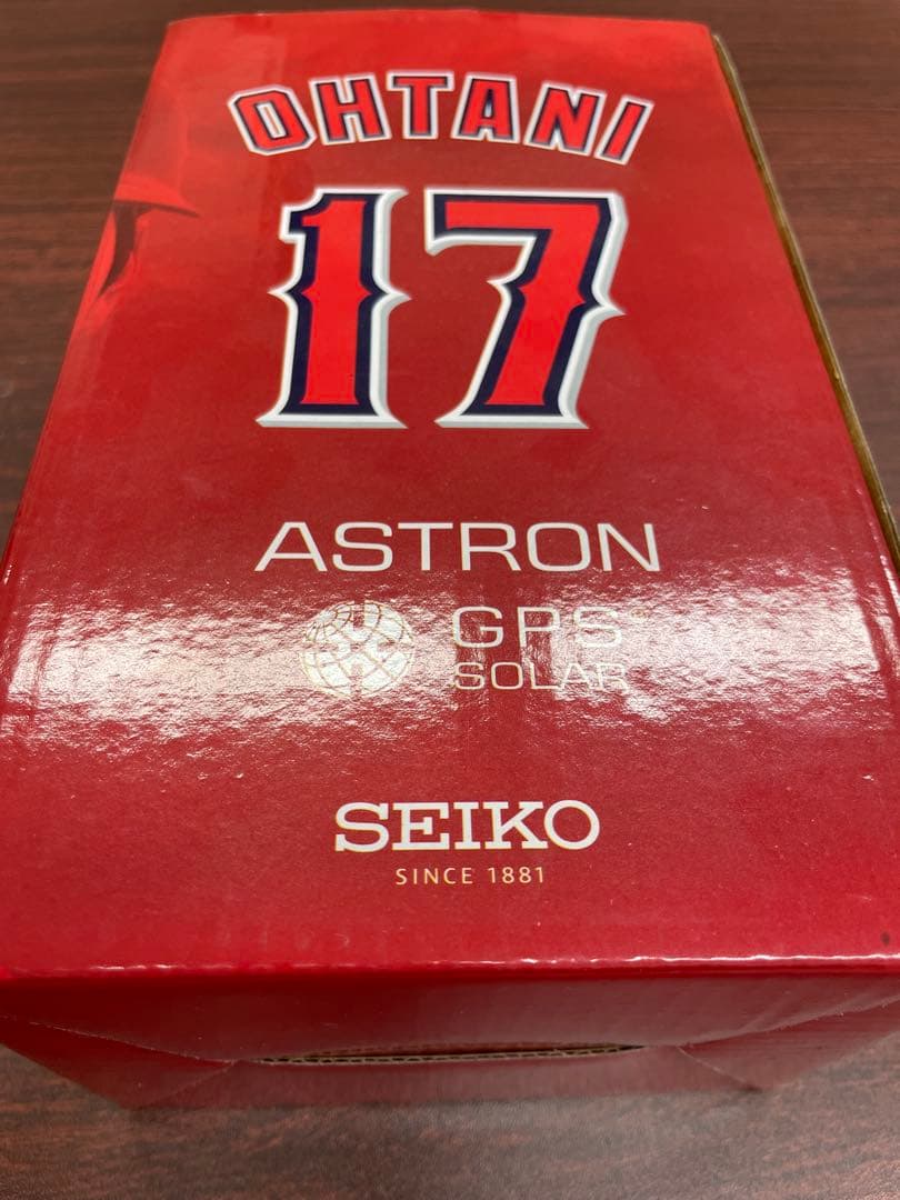 大谷翔平 17番 SEIKO ASTRON GPSソーラー