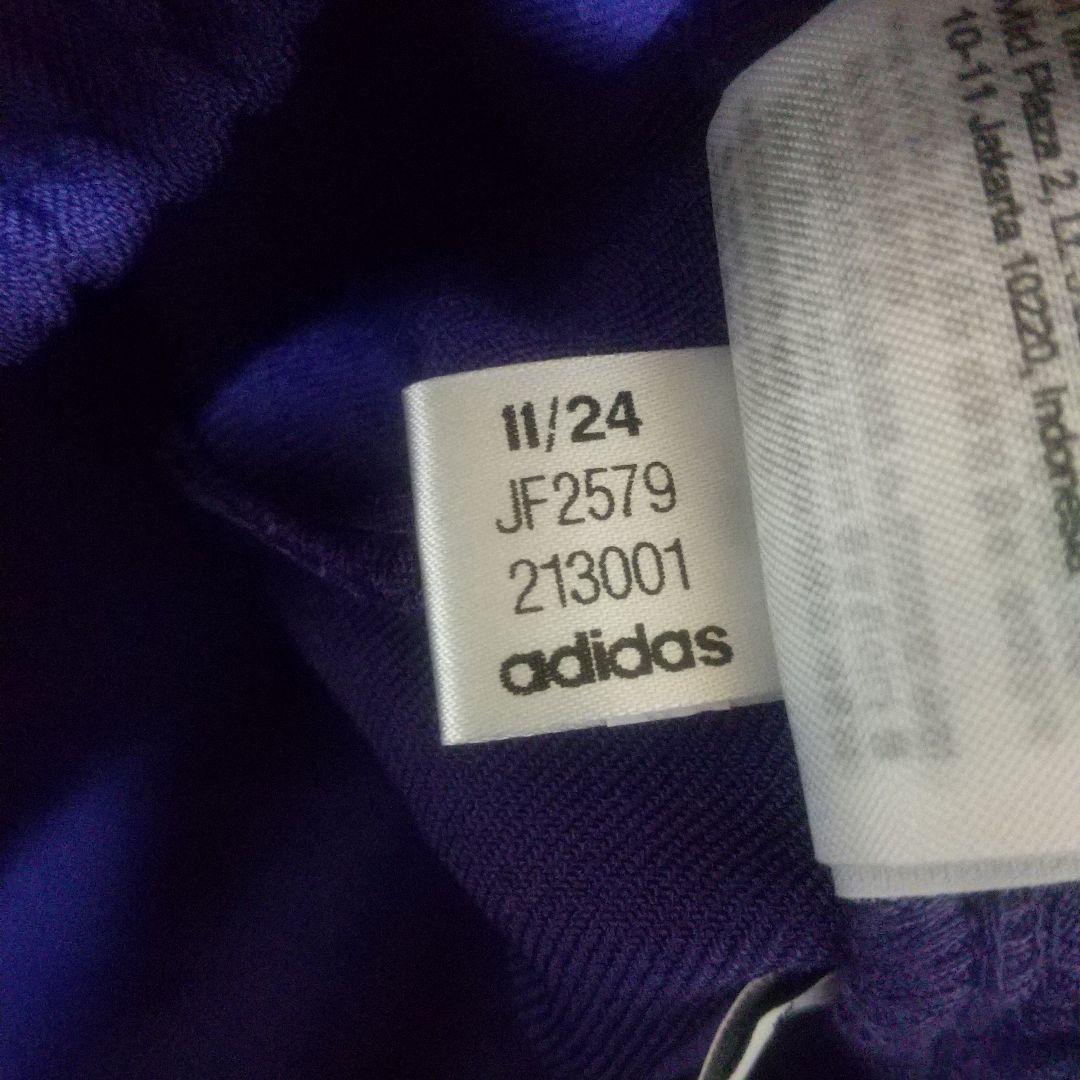 adidasレアルマドリード TERRACE ICON トラックパンツ紫パープル