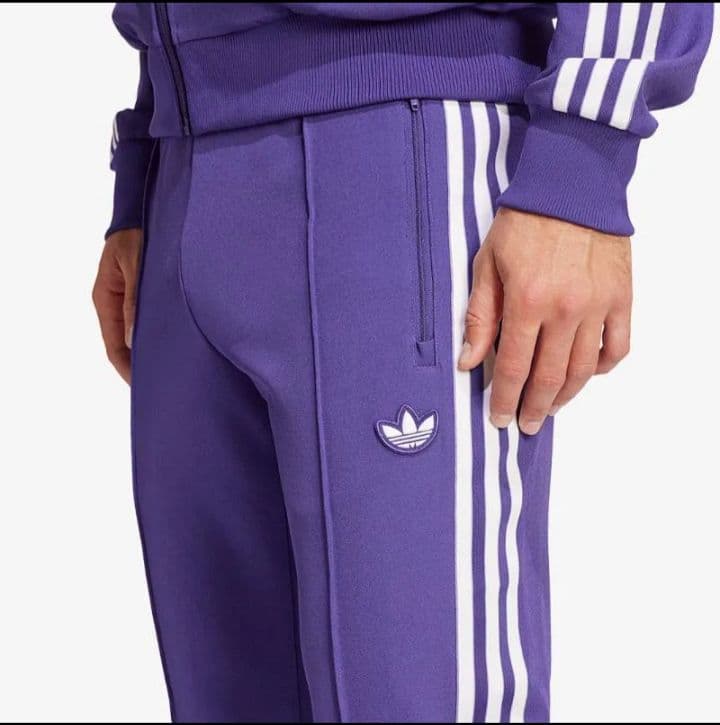 adidasレアルマドリード TERRACE ICON トラックパンツ紫パープル