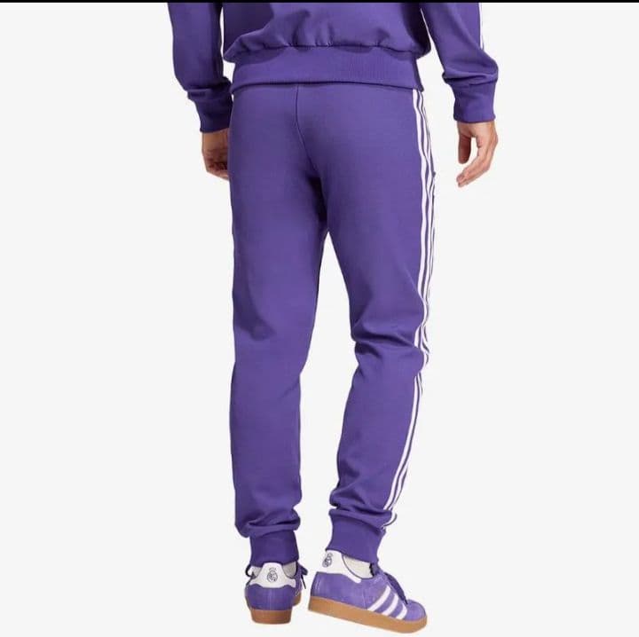adidasレアルマドリード TERRACE ICON トラックパンツ紫パープル