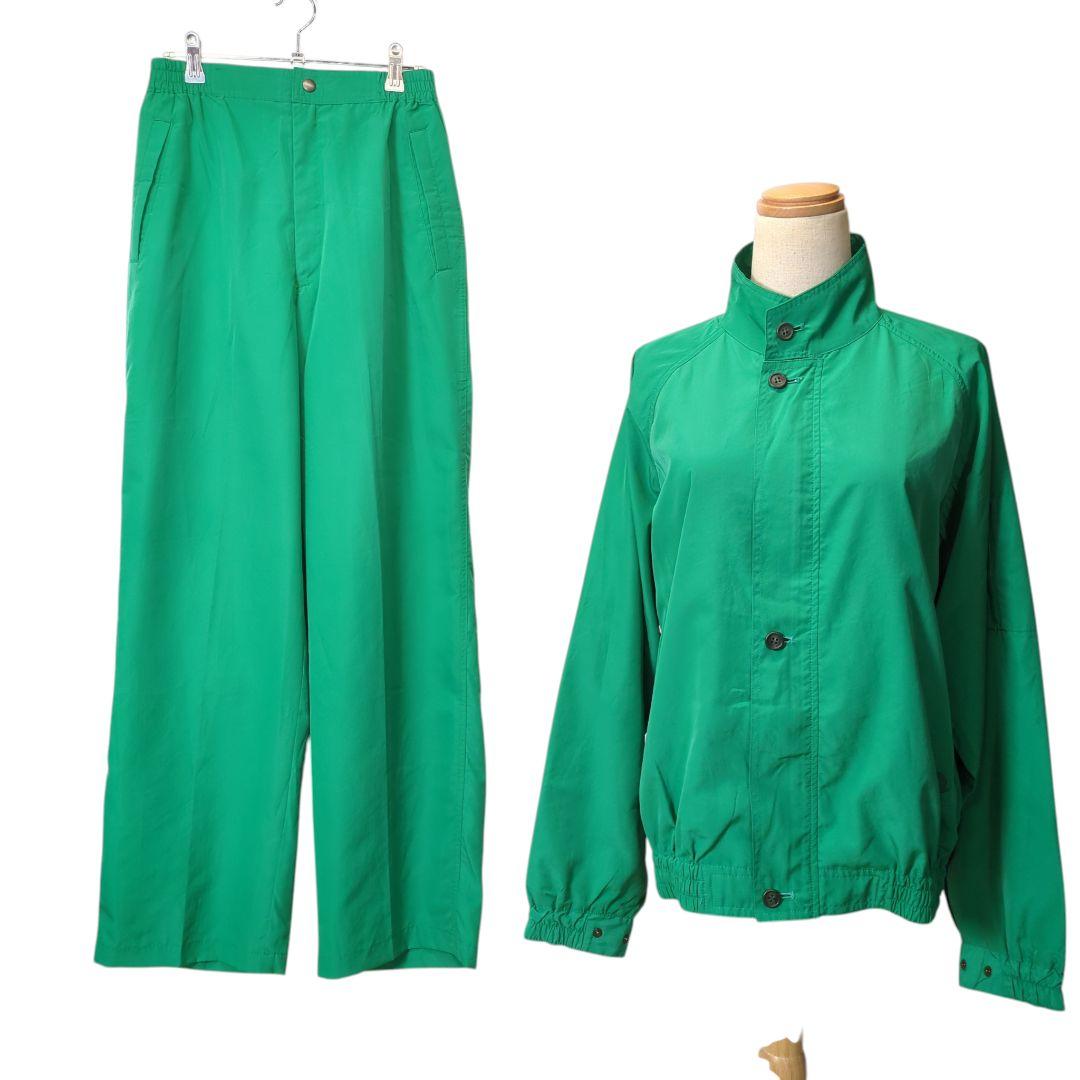 希少 美品 レイクランド Lakeland セットアップ 緑 M ゴルフ 90s