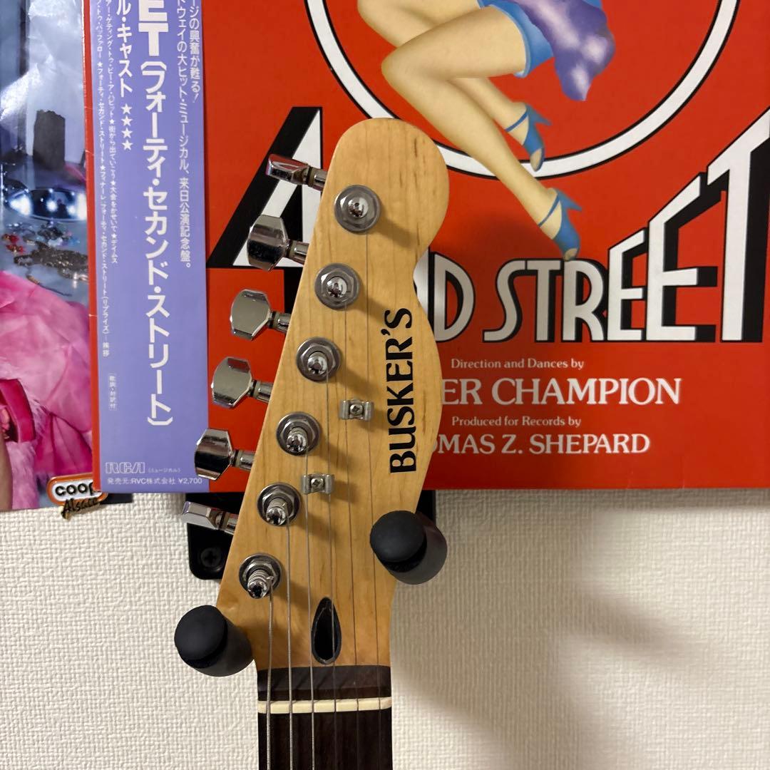 BUSKER'S エレキギター レッド