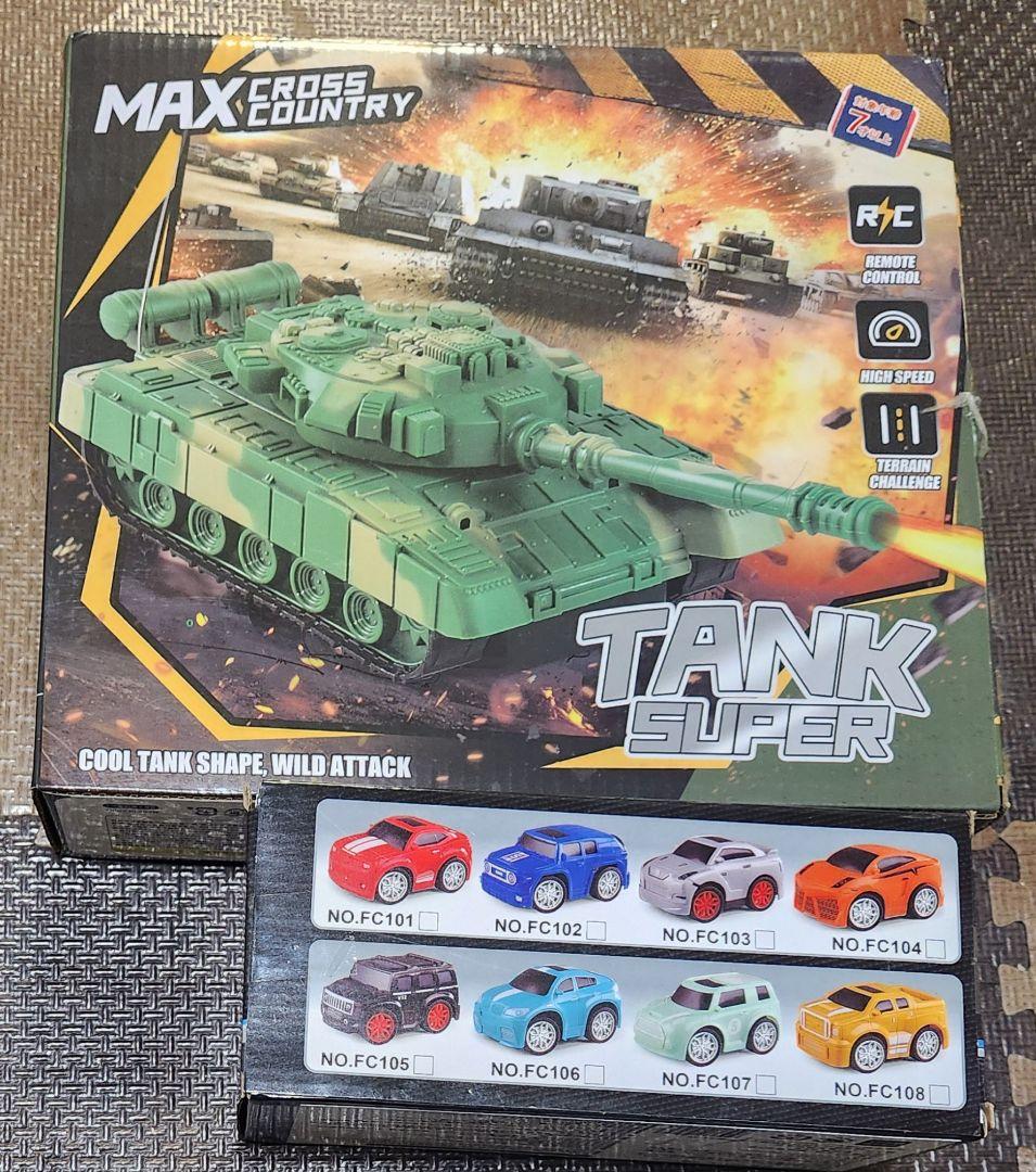 RC　ランサー　ランボルギーニ　ジープ　レクサス　戦車　4WAYカー　８個セット