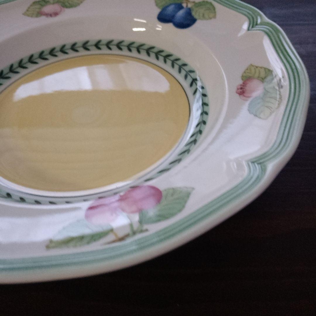 ビレロイ&ボッホ　フレンチガーデン　23㎝皿　ソースボート　セット