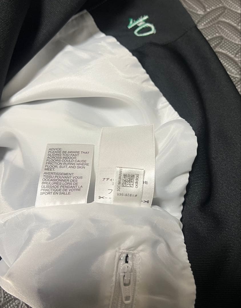 松本山雅　adidas 選手支給ジャケット 白/黒 10