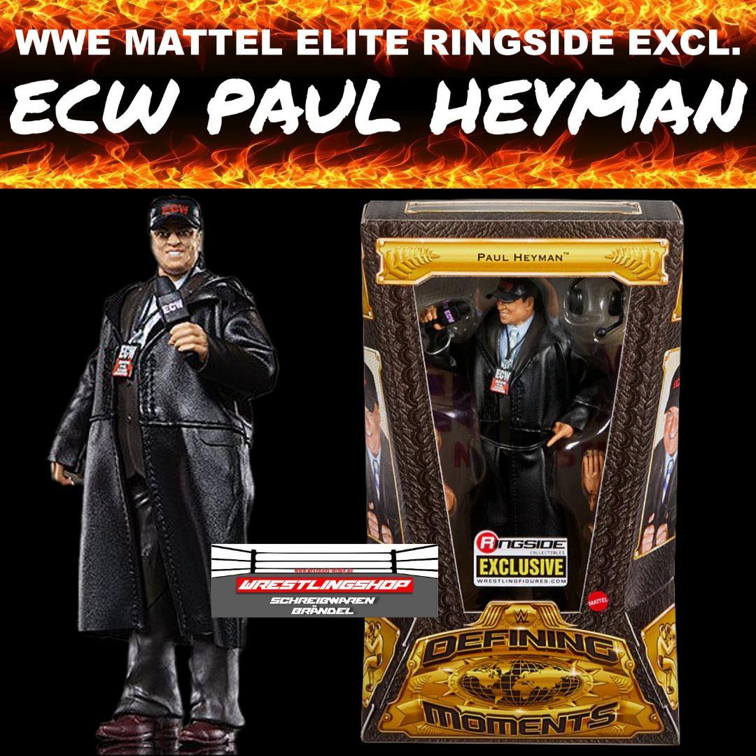 WWE　ＥＣＷ　ポール・ヘイマン（ＥＣＷバージョン） 未開封 マテル
