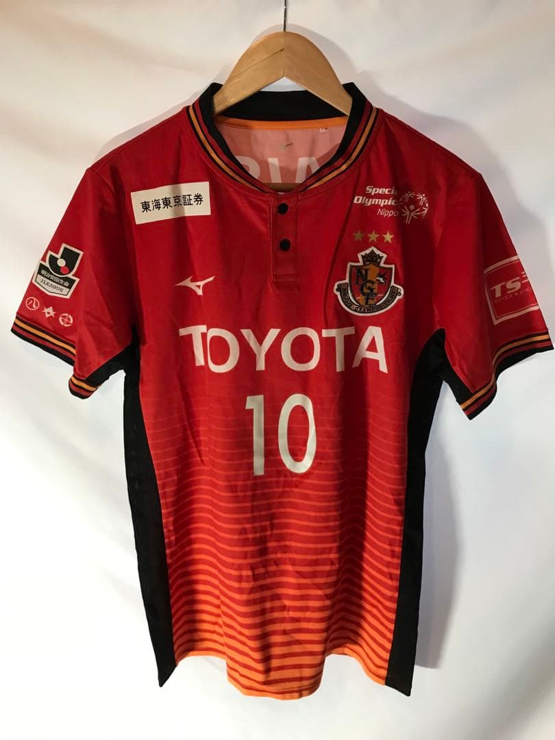 正規MIZUNO名古屋グランパス「10」ガブリエル・シャビエル半袖Lユニフォーム
