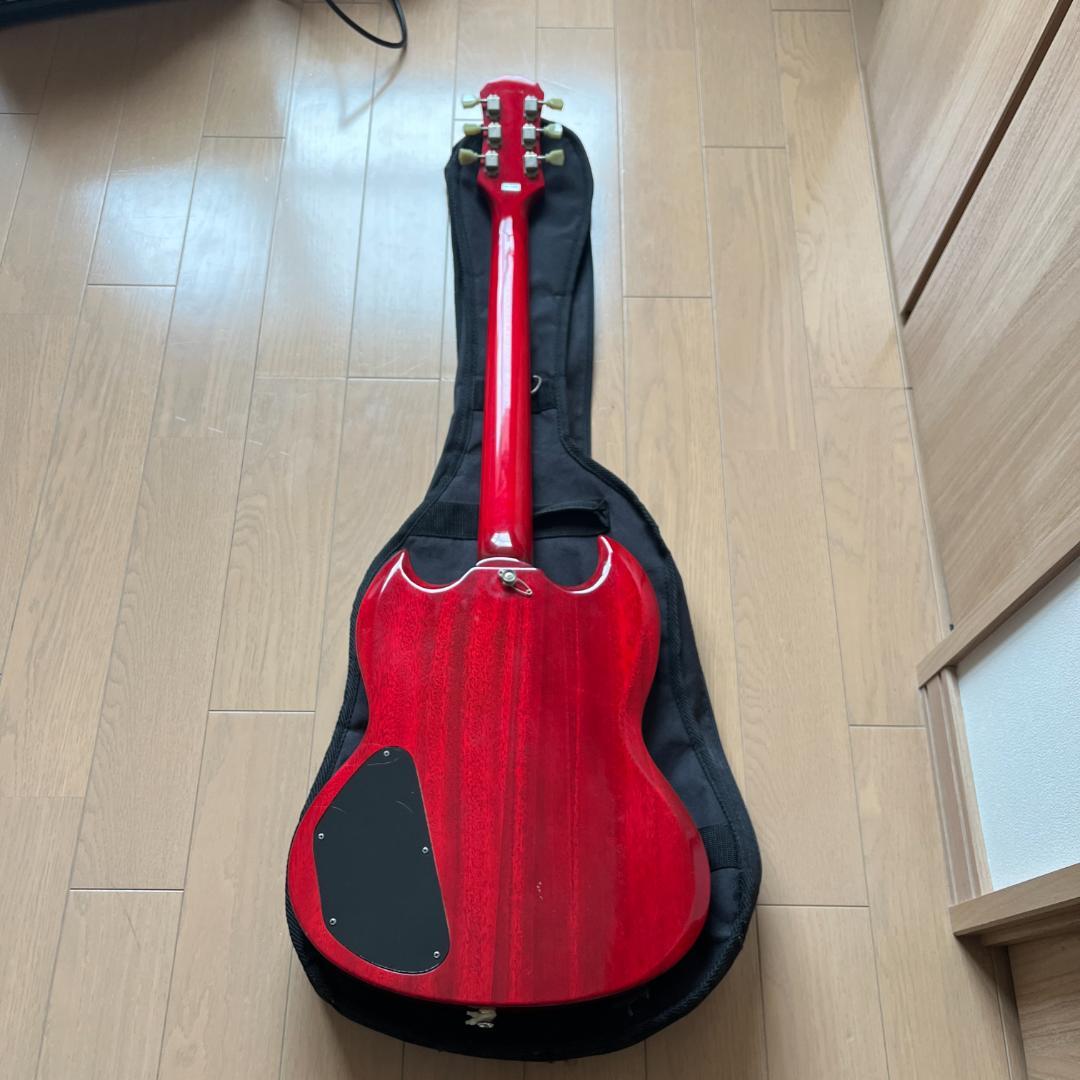 エピフォン　SG　エレキギター　レッド　ソフトケース含む