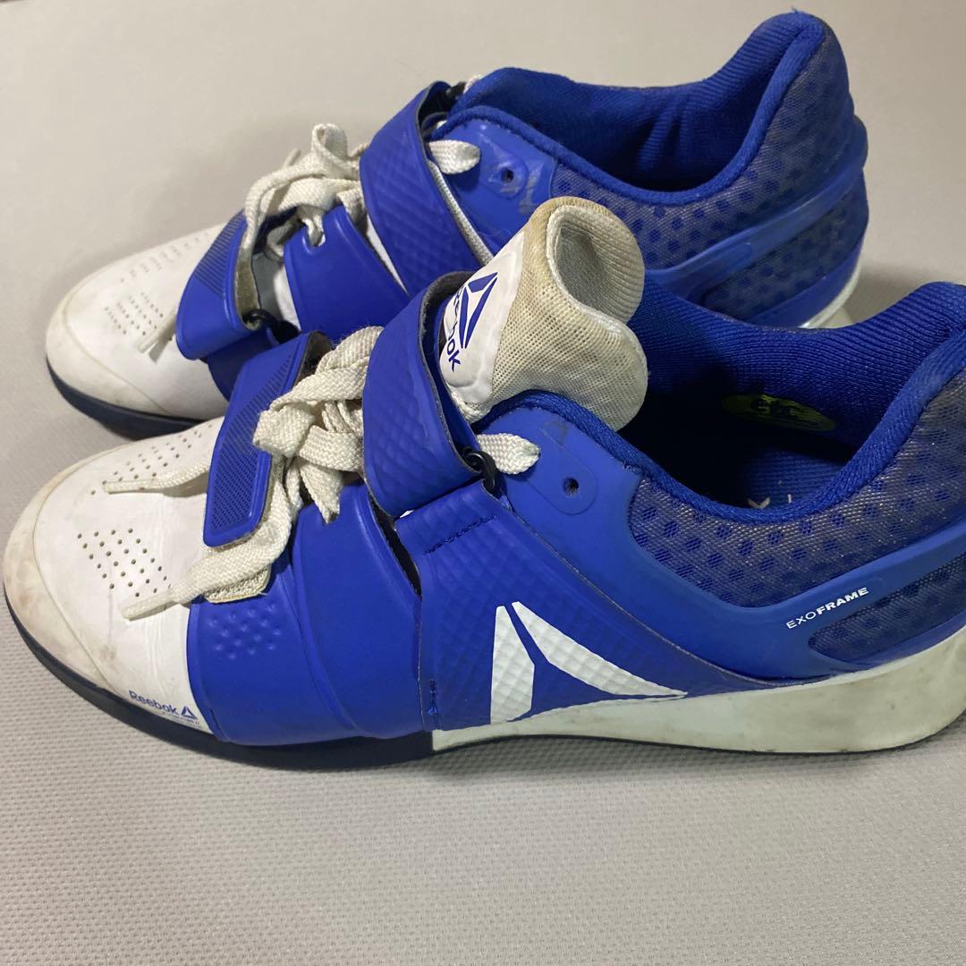 Reebok リフティングシューズ 青白　レガシー
