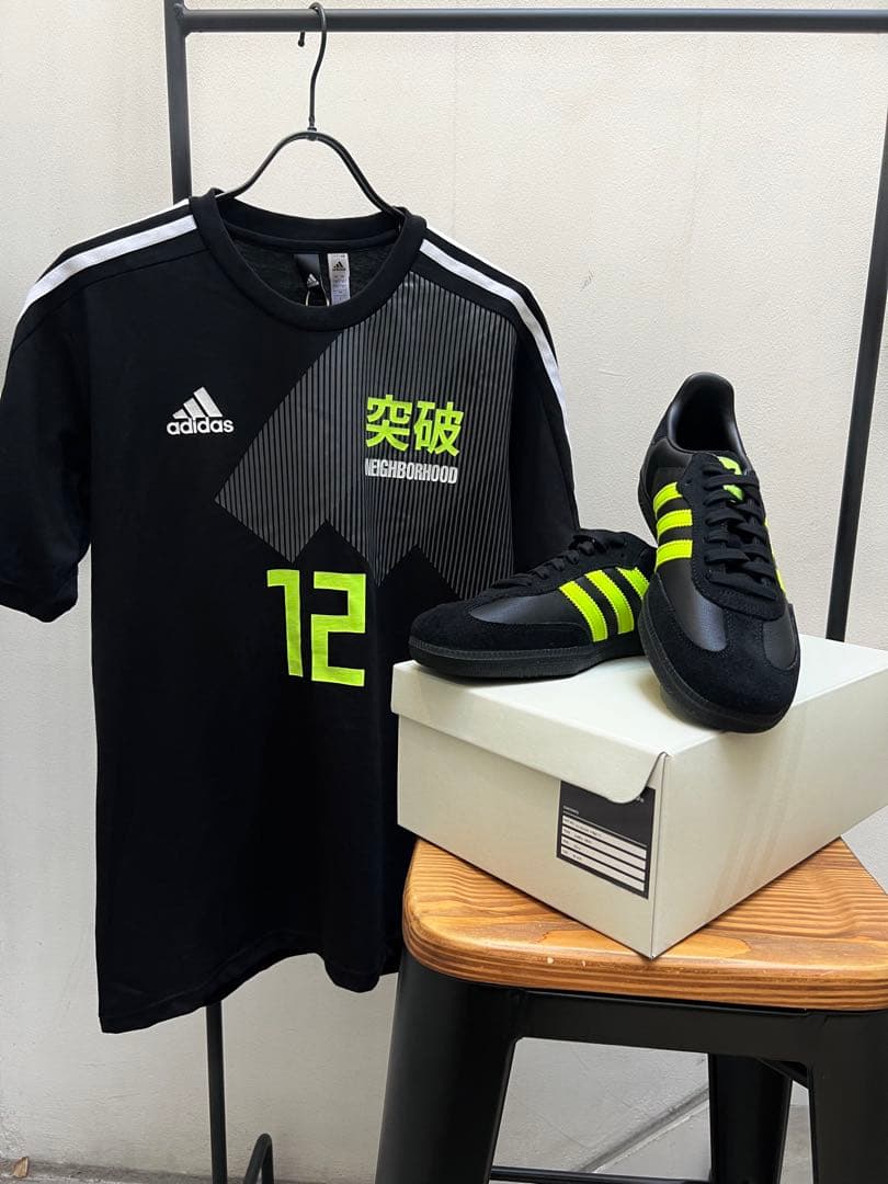 adidas×NEIGHBORHOOD Sanba & サッカージャージセット