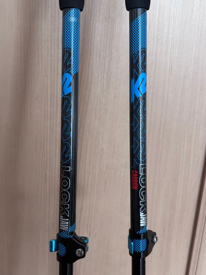 K2 LOCk JAW CARBON 105-145cm 伸縮　ブルー