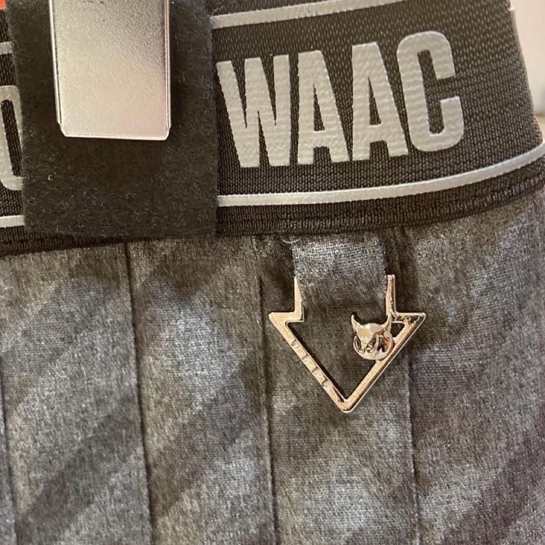 WAAC スローガンベルト プリーツスカート　サイズM 新品　ワック