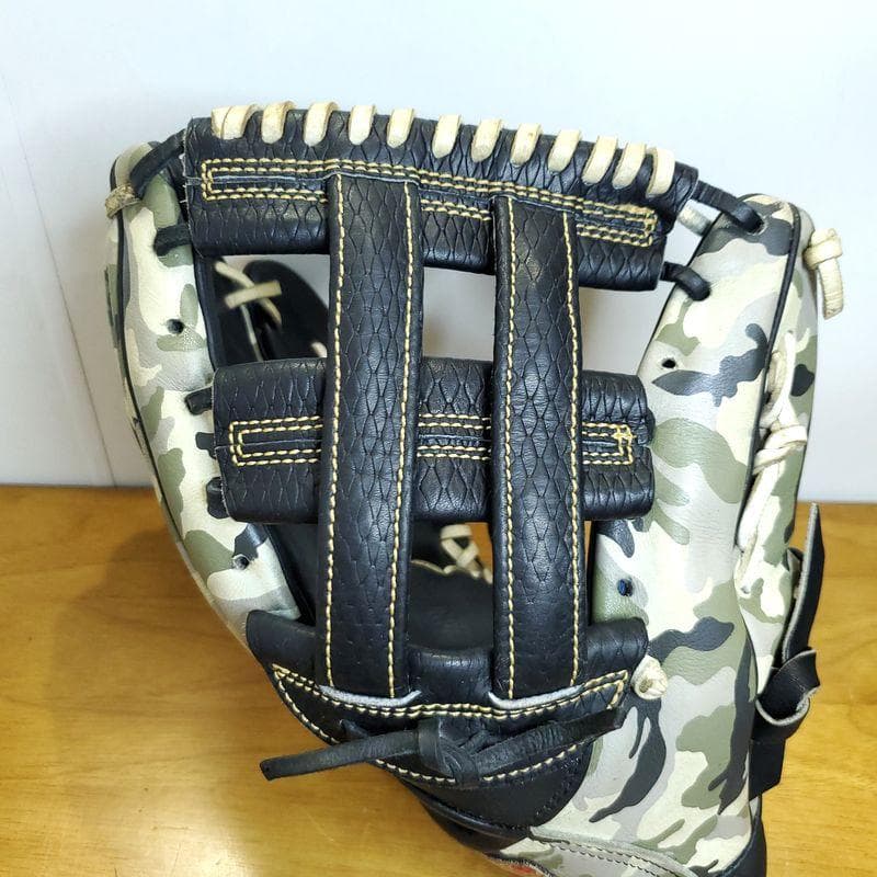 ベルガード 限定品 カモ 日本製 BELGARD 内野用 軟式グローブ
