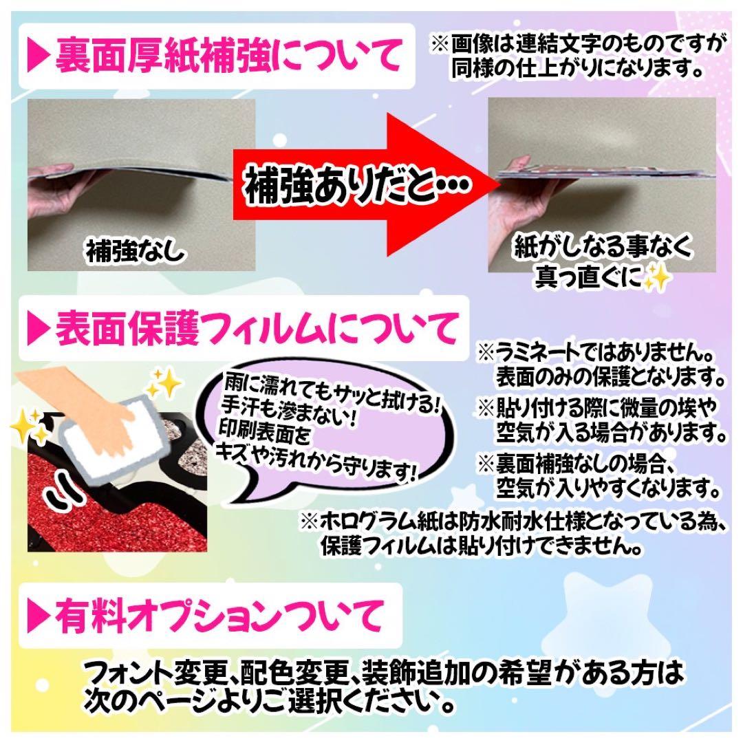 【確認あり】レース型セミオーダー5件【A3・裏面補強・表面保護フィルム】