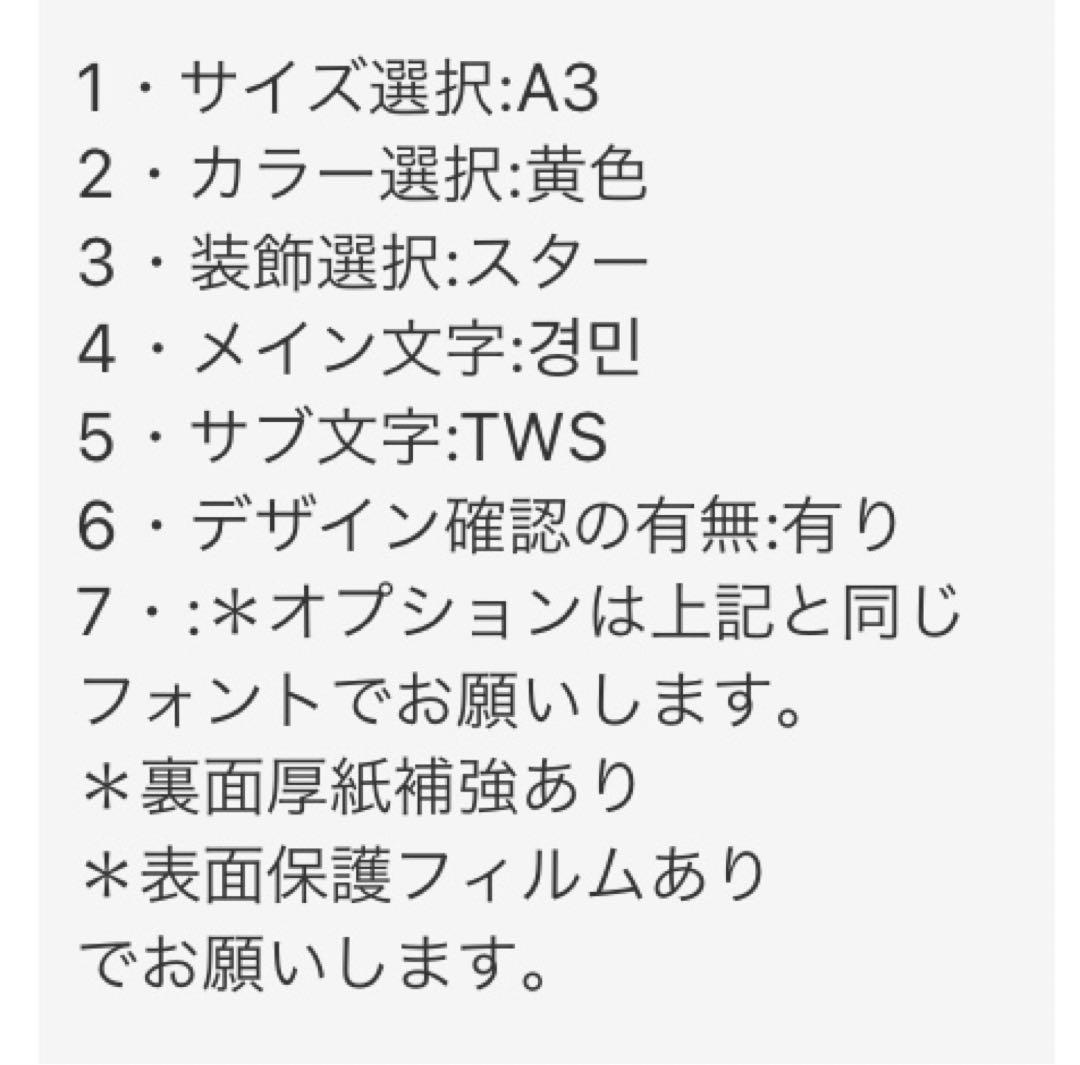 【確認あり】レース型セミオーダー5件【A3・裏面補強・表面保護フィルム】