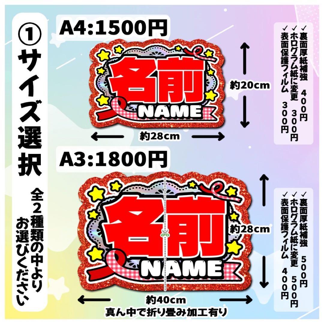【確認あり】レース型セミオーダー5件【A3・裏面補強・表面保護フィルム】
