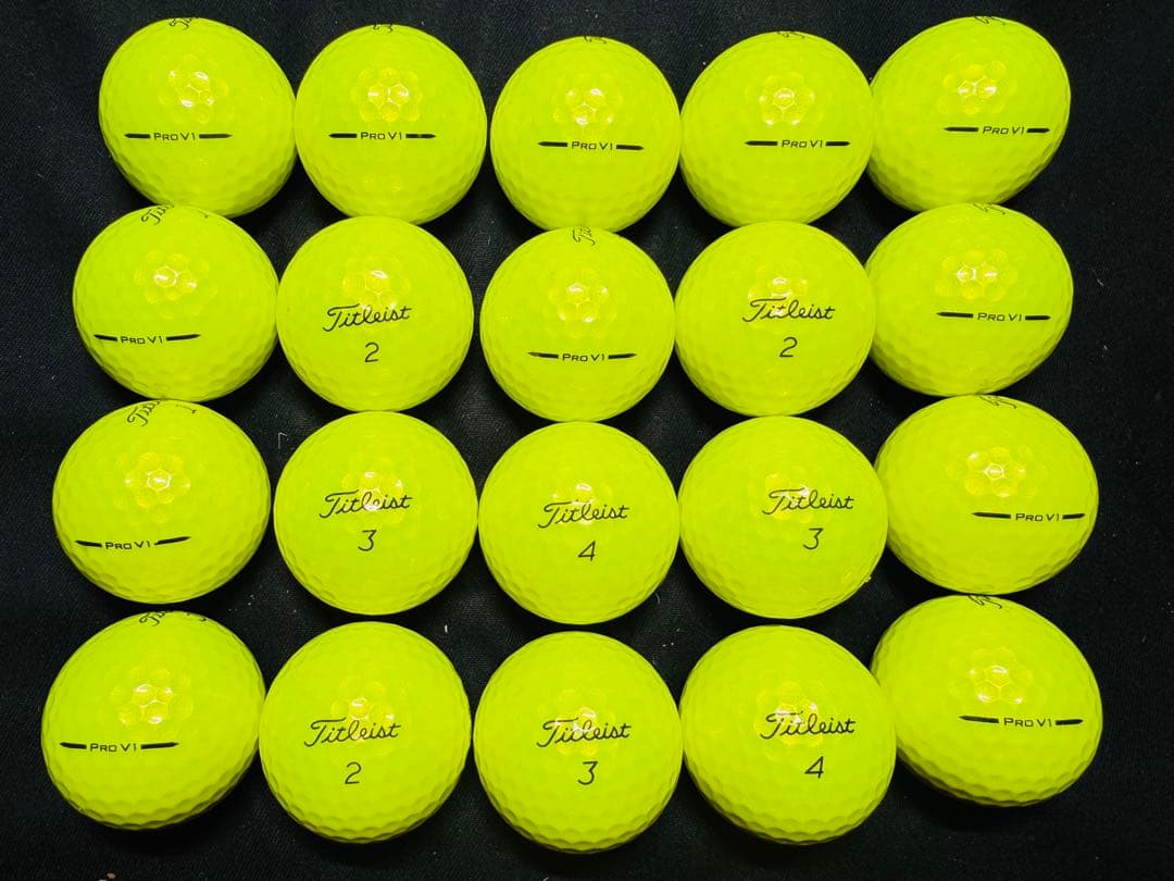 タイトリスト PRO V1 2025年モデル 20個　　イエロー