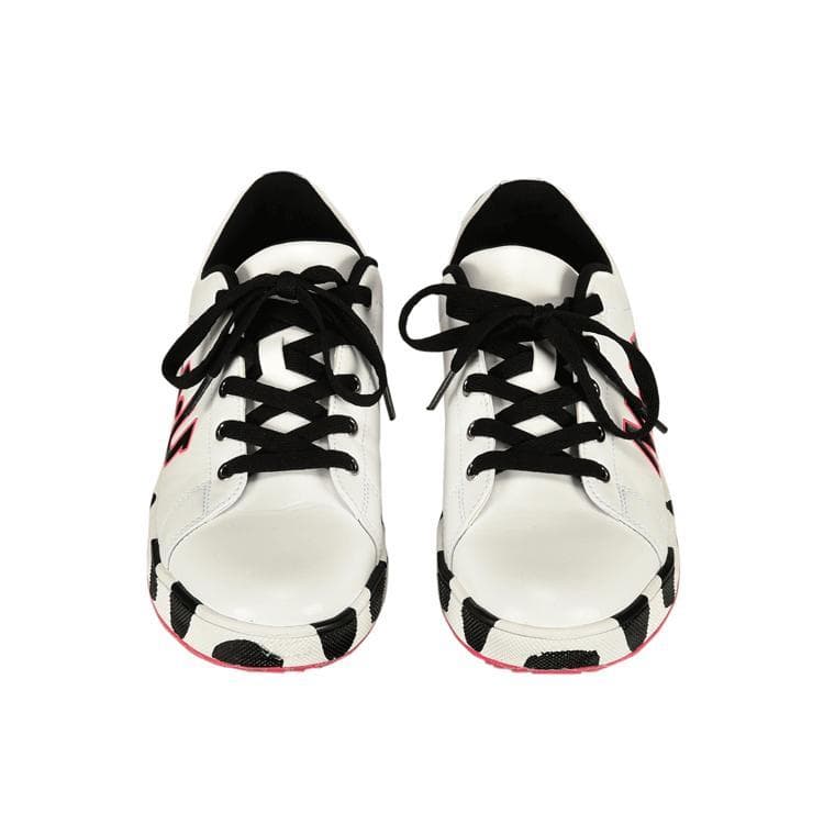 MU SPORTS ◆ダルメシアン柄スパイクレスシューズ 23.0 WH