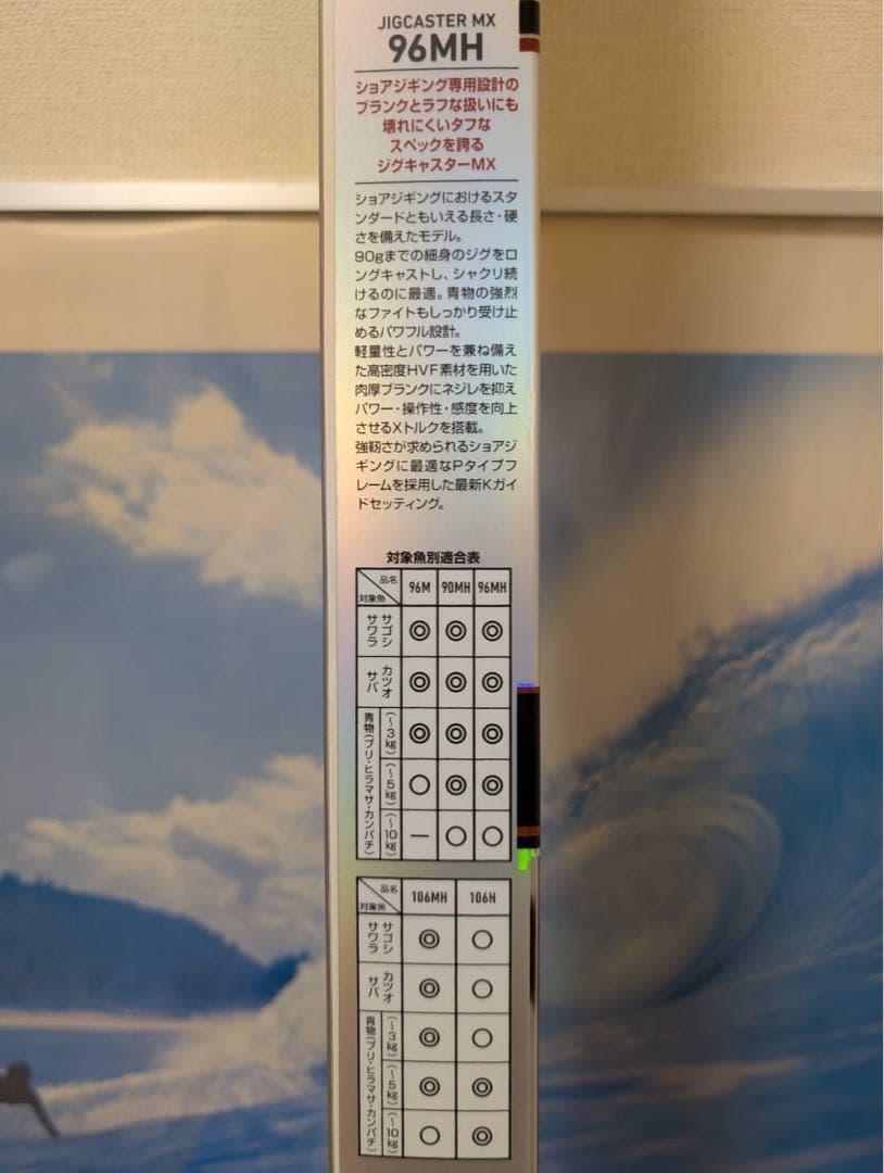 ジグキャスター JIGCASTER MX 96MH ショアジギングロッド