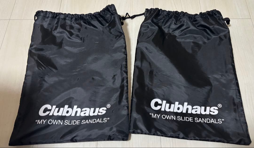 CLUBHAUS My Own SlideSandalsブラック、ホワイトセット