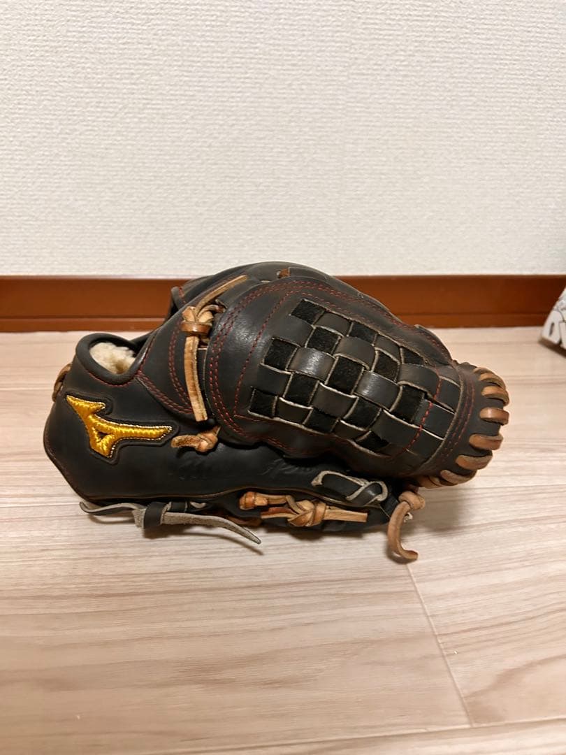 ミズノプロ　硬式野球グローブ 黒